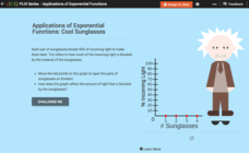 Exponential Decay: Cool Sunglasses Interactive Exponential Decay: Cool Sunglasses Interactive
