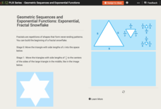 Exponential Growth: Exponential, Fractal Snowflakes Interactive Exponential Growth: Exponential, Fractal Snowflakes Interactive