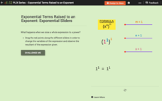 Exponential Terms Raised to an Exponent: Exponential Sliders Interactive Exponential Terms Raised to an Exponent: Exponential Sliders Interactive