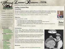 Genetics Lesson Plan Genetics Lesson Plan