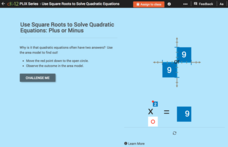 Use Square Roots to Solve Quadratic Equations: Plus or Minus Interactive Use Square Roots to Solve Quadratic Equations: Plus or Minus Interactive