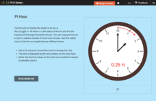 Length of an Arc: Pi Hour Interactive Length of an Arc: Pi Hour Interactive