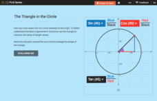 Trigonometric Functions and Angles of Rotation: The Triangle in the Circle Interactive Trigonometric Functions and Angles of Rotation: The Triangle in the Circle Interactive