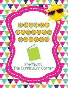 Summer Reading Record Organizer Summer Reading Record Organizer