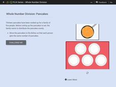 Whole Number Division: Pancakes Interactive Whole Number Division: Pancakes Interactive