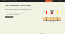 Least Common Multiple: Hot Dogs and Buns Interactive Least Common Multiple: Hot Dogs and Buns Interactive
