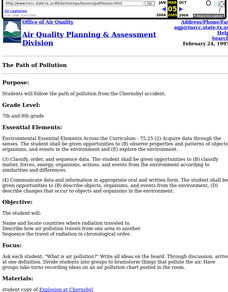 The Path of Pollution Lesson Plan The Path of Pollution Lesson Plan