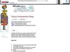 Olympic Snowboarding Village Lesson Plan Olympic Snowboarding Village Lesson Plan