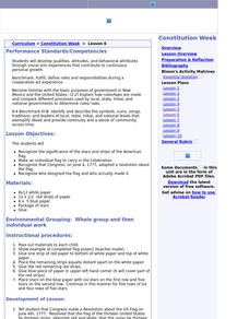American Flag Lesson Plan American Flag Lesson Plan