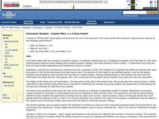 Consumer Surplus Lesson Plan Consumer Surplus Lesson Plan