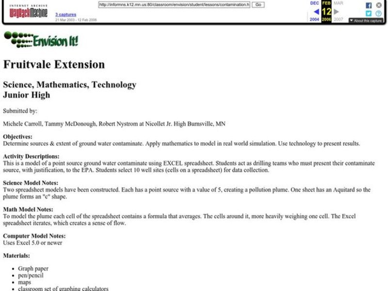 Fruitvale Extension Lesson Plan Fruitvale Extension Lesson Plan