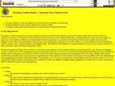 Teaching Creation Myths Lesson Plan Teaching Creation Myths Lesson Plan