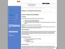 Solar and Lunar Eclipses Lesson Plan Solar and Lunar Eclipses Lesson Plan