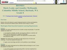 Biomes Lesson Plan Biomes Lesson Plan