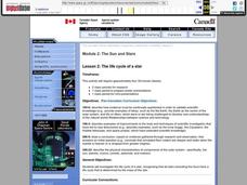 The Life Cycle of a Star Lesson Plan The Life Cycle of a Star Lesson Plan