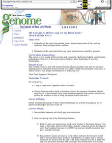 Genome: The Secret of How Life Works Lesson Plan Genome: The Secret of How Life Works Lesson Plan
