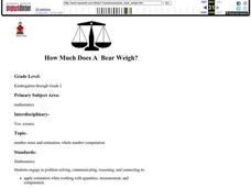 How Much Does a Bear Weigh? Lesson Plan How Much Does a Bear Weigh? Lesson Plan