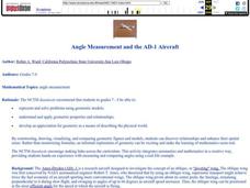 Angle Measurement and the AD-1 Aircraft Lesson Plan Angle Measurement and the AD-1 Aircraft Lesson Plan