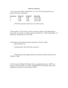 Chemistry 152 - Competencies Worksheet Chemistry 152 - Competencies Worksheet