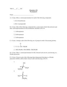Chemical Compounds Worksheet Chemical Compounds Worksheet