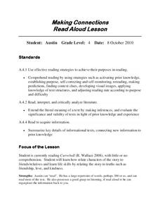 Making Connections Lesson Plan Making Connections Lesson Plan