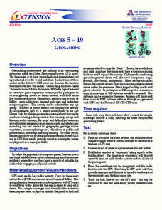 Geocaching Lesson Plan Geocaching Lesson Plan