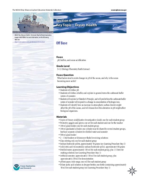 Off Base Lesson Plan Off Base Lesson Plan