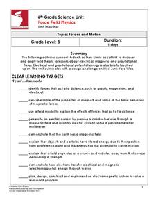 Force Field Physics Unit Plan Force Field Physics Unit Plan