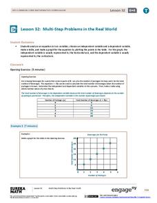 Multi-Step Problems in the Real World Lesson Plan Multi-Step Problems in the Real World Lesson Plan