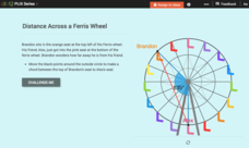 Length of a Chord: Distance Across a Ferris Wheel Interactive Length of a Chord: Distance Across a Ferris Wheel Interactive