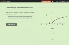 Vertical Translations: Translating a Square Root Function Interactive Vertical Translations: Translating a Square Root Function Interactive