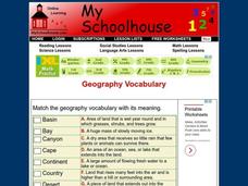 Geography Vocabulary Interactive Geography Vocabulary Interactive