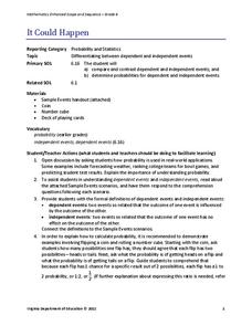 It Could Happen Lesson Plan It Could Happen Lesson Plan