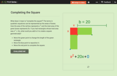 Completing the Square Interactive Completing the Square Interactive