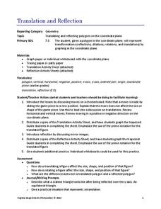Translation and Reflection Lesson Plan Translation and Reflection Lesson Plan