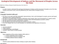 Geological Development of Indiana and the Movement of Peoples Across the State Lesson Plan Geological Development of Indiana and the Movement of Peoples Across the State Lesson Plan