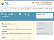 Combustion and Burning Activity Combustion and Burning Activity