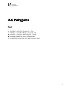 Polygons Assessment Polygons Assessment