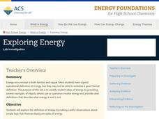Exploring Energy Activity Exploring Energy Activity