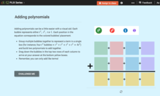 Addition and Subtraction of Polynomials: Adding Polynomials Interactive Addition and Subtraction of Polynomials: Adding Polynomials Interactive