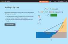 Law of Cosines: Building a Zip Line Interactive Law of Cosines: Building a Zip Line Interactive