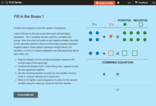 Linear Systems with Addition and Subtraction: Fill in the Boxes 1 Interactive Linear Systems with Addition and Subtraction: Fill in the Boxes 1 Interactive