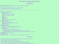 Geometric Shapes And Figures Lesson Plan Geometric Shapes And Figures Lesson Plan
