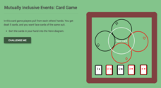 Mutually Inclusive Events: Card Game Interactive Mutually Inclusive Events: Card Game Interactive