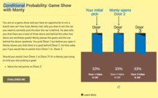 Conditional Probability: Game Show with Monty Interactive Conditional Probability: Game Show with Monty Interactive