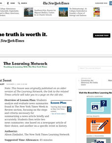 Short But Sweet Lesson Plan Short But Sweet Lesson Plan