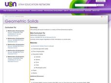 Geometric Solids Lesson Plan Geometric Solids Lesson Plan