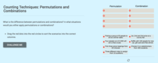 Counting Techniques: Permutations and Combinations Interactive Counting Techniques: Permutations and Combinations Interactive