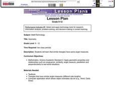 Geometry Lesson Plan Geometry Lesson Plan