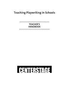 Teaching Playwriting in Schools Unit Plan Teaching Playwriting in Schools Unit Plan